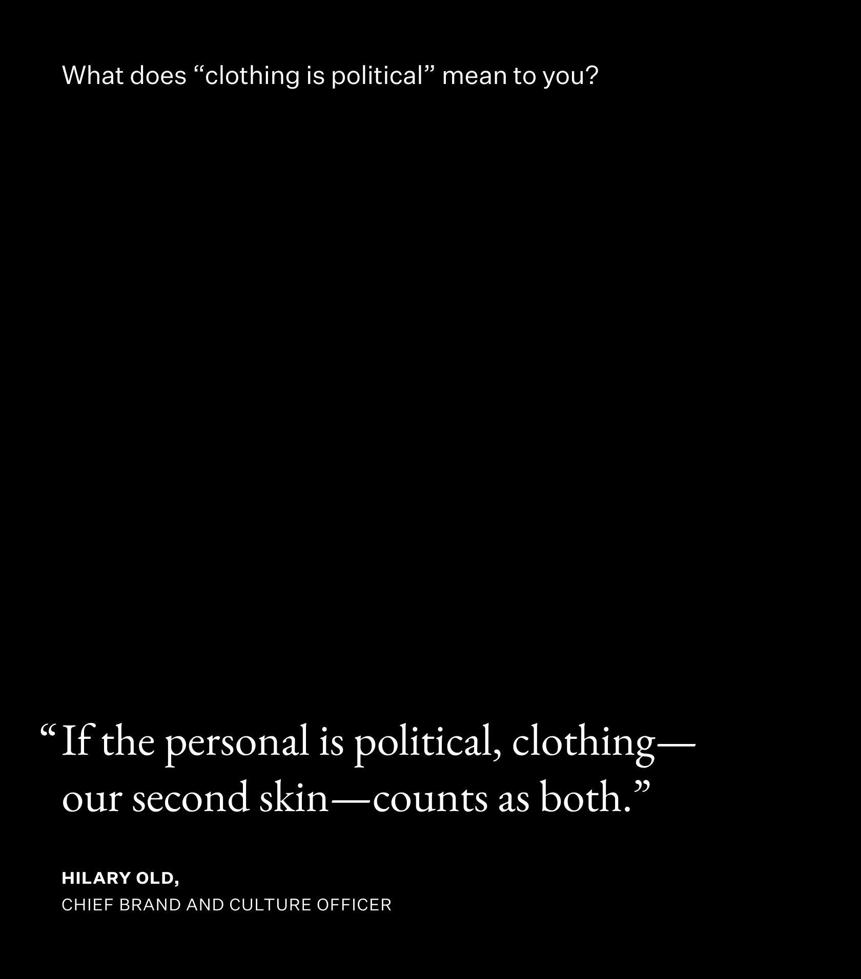 Clothing is political infographic. Clothing is political infographic.