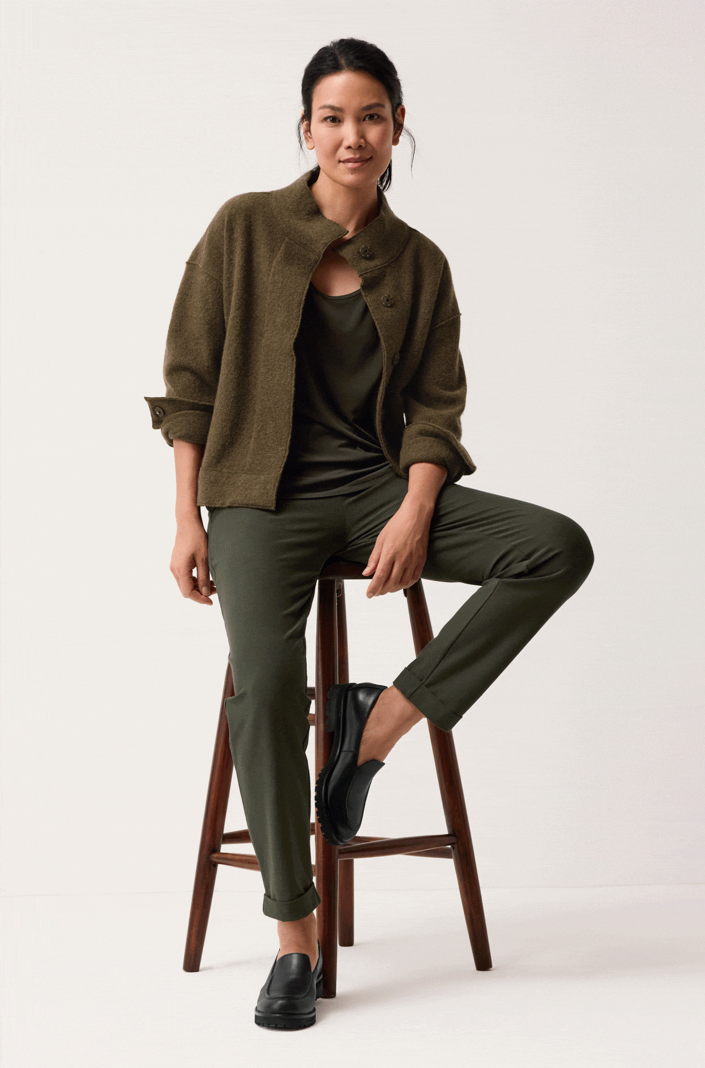 New Looks in Lightweight Boiled Wool