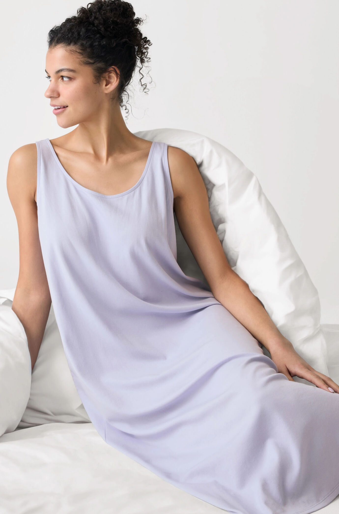 Organic Cotton Interlock Tank Sleep Dress Organic Cotton Interlock Tank Sleep Dress