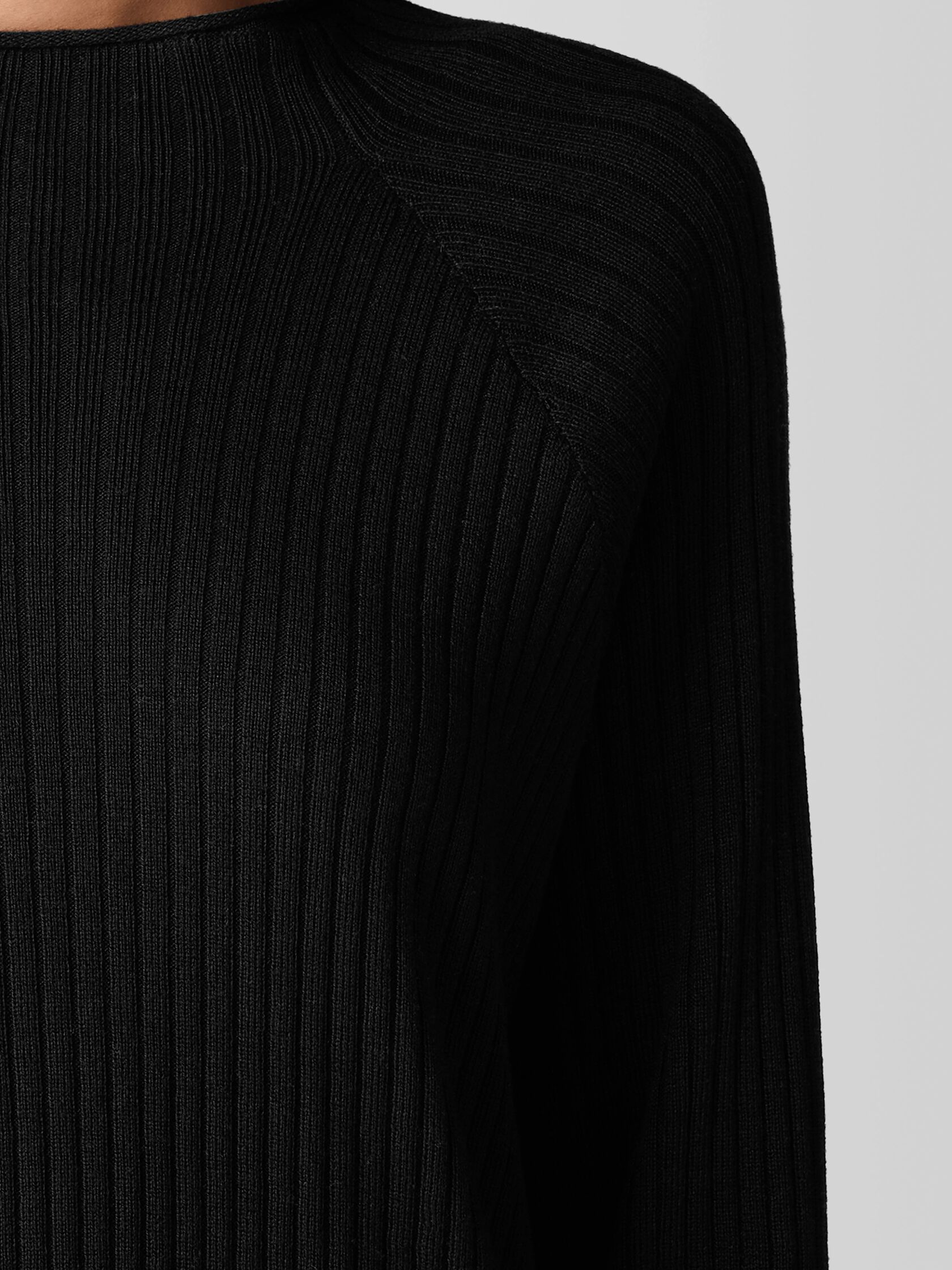 Peruvian Cotton Blend Funnel Neck Top