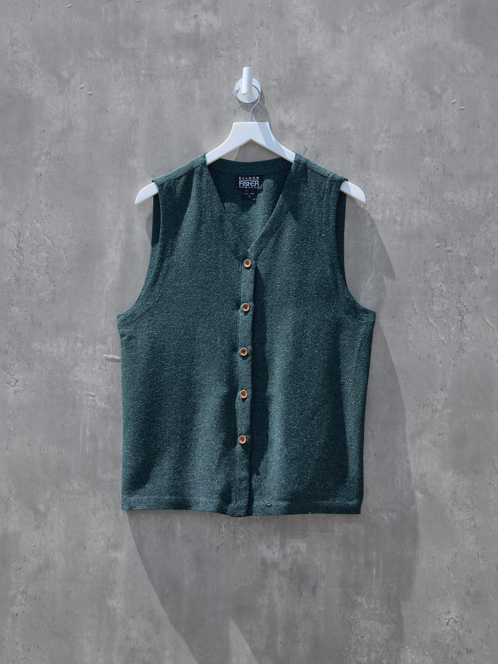Renew Vintage Tweed Vest, XS