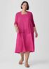 Organic Linen Cotton Airy Tuck Cropped Cardigan
