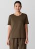 Organic Pima Cotton Jersey Round Neck Tee