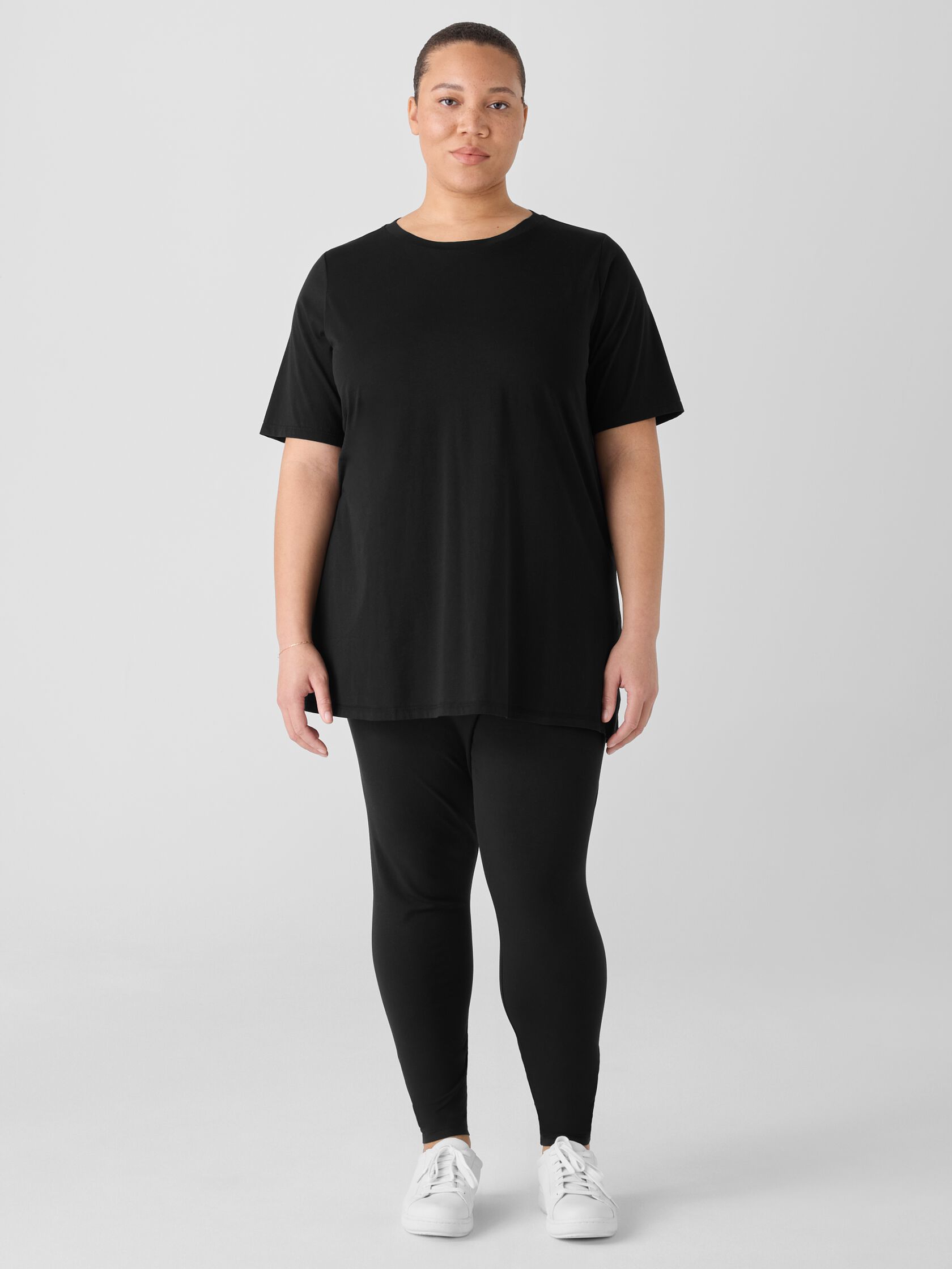Organic Pima Cotton Jersey Long Tee