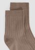 Rib Short Crew Sock
