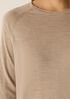Superfine Merino Crew Neck Top in Regenerative Wool