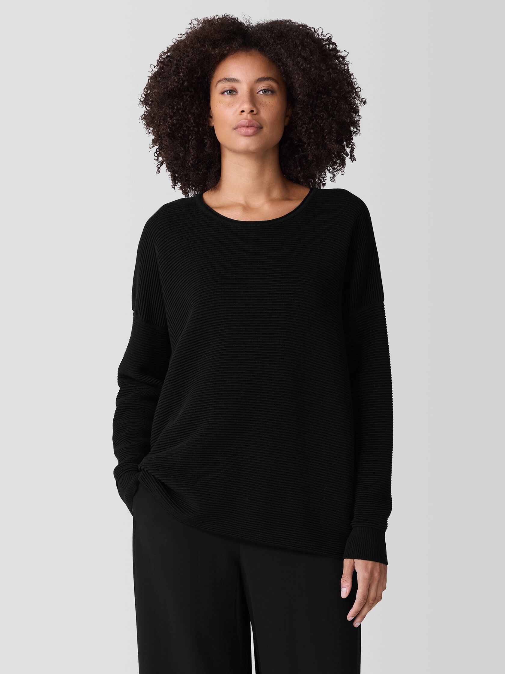Peruvian Cotton Blend Long Top