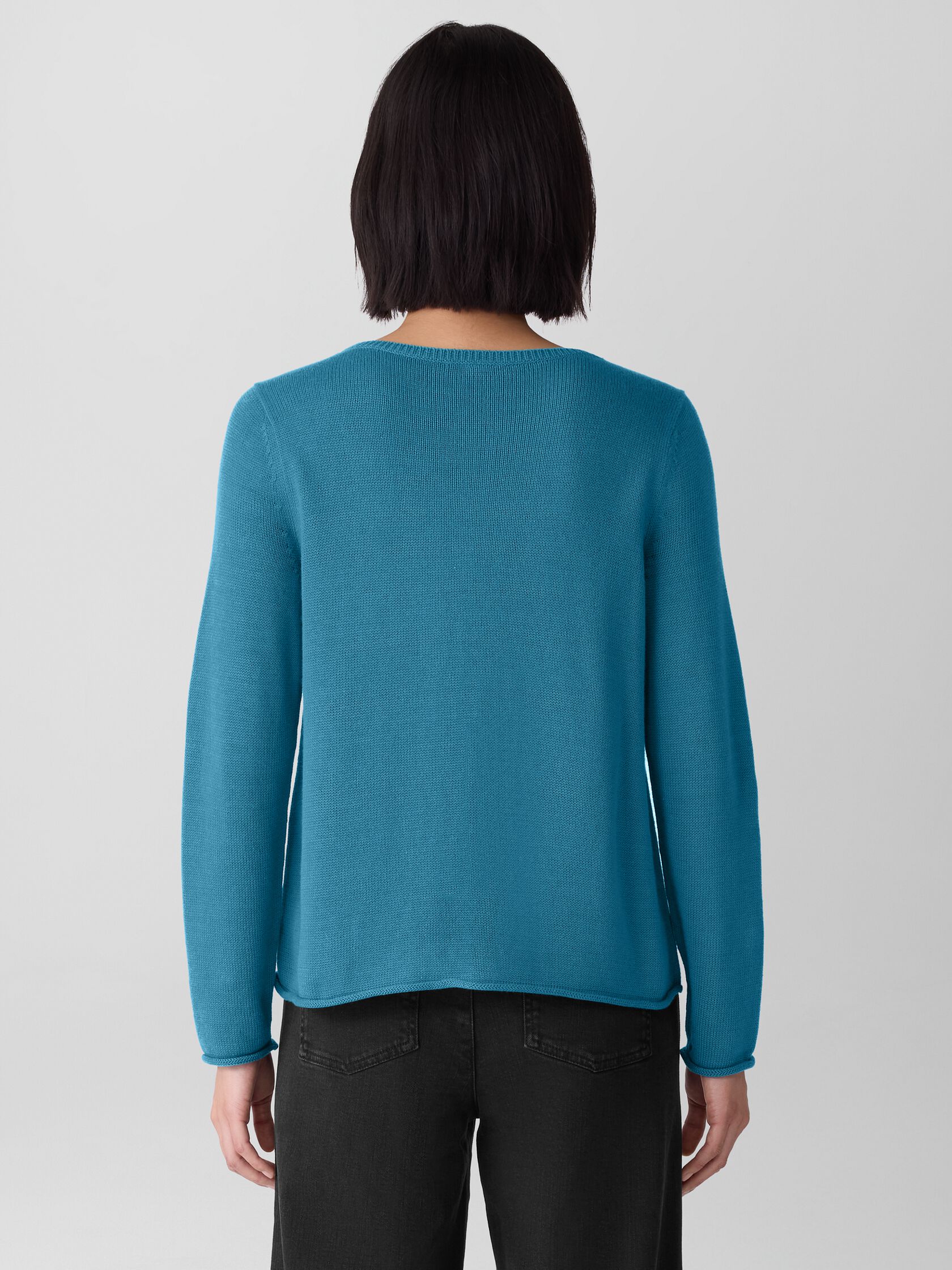 Peruvian Cotton Blend Bateau Neck Top