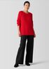Merino Crew Neck Top in Regenerative Wool
