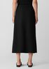 Washable Stretch Crepe Wrap Skirt