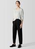 Felted Wool Jersey Lantern Pant in Regenerative Wool