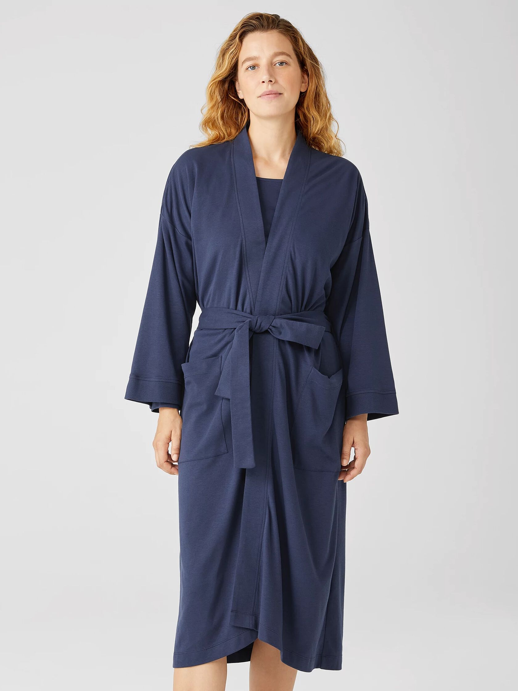 Cozy Organic Cotton Interlock Robe