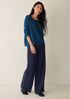 Peruvian Cotton Blend Jewel Neck Top