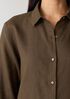 Organic Handkerchief Linen Classic Collar Shirt