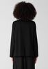 Cotton Blend Ponte V-Neck Blazer