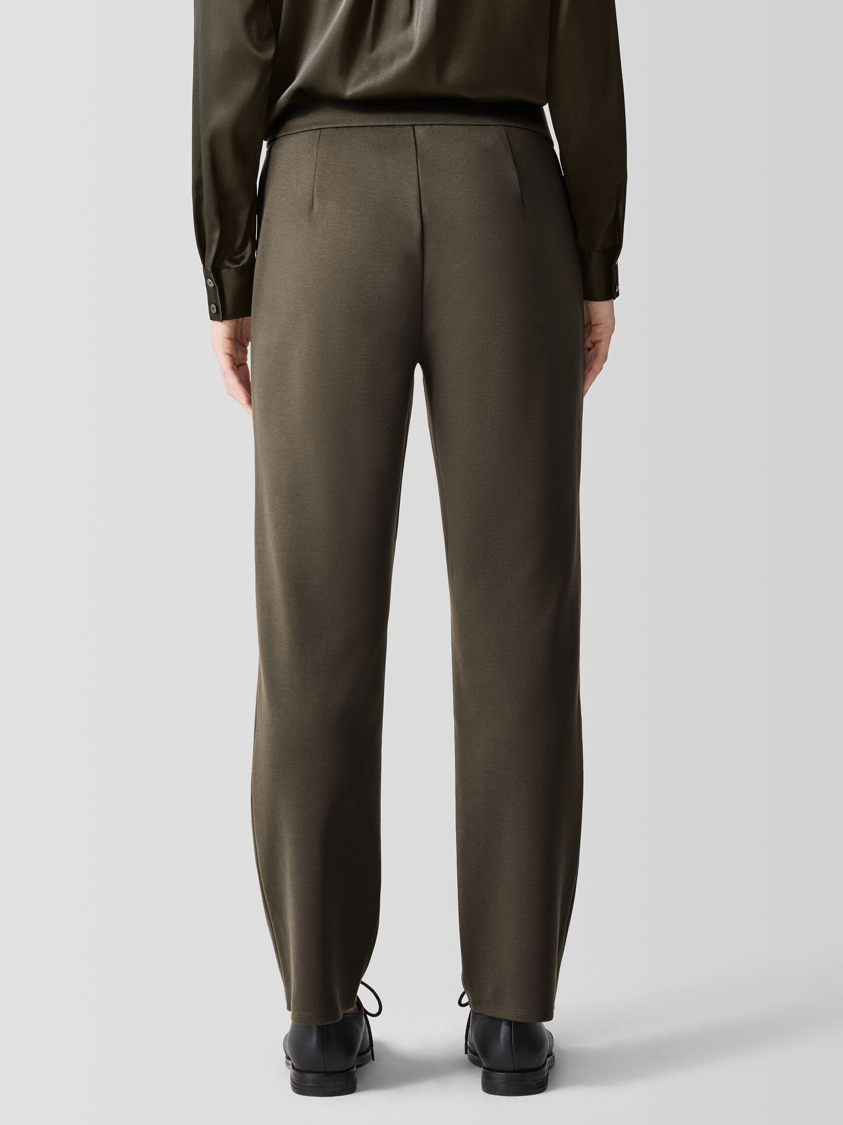 Washable Flex Ponte Straight Pant