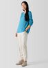 Peruvian Cotton Blend Bateau Neck Top