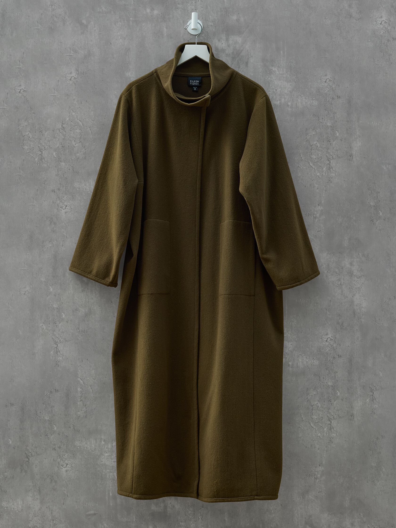 Renew Vintage Wool Stand Collar Coat, M
