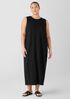 Stretch Jersey Knit Round Neck Dress