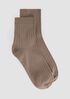 Rib Short Crew Sock