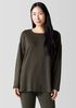 Cozy Brushed Terry Hug Long Box-Top