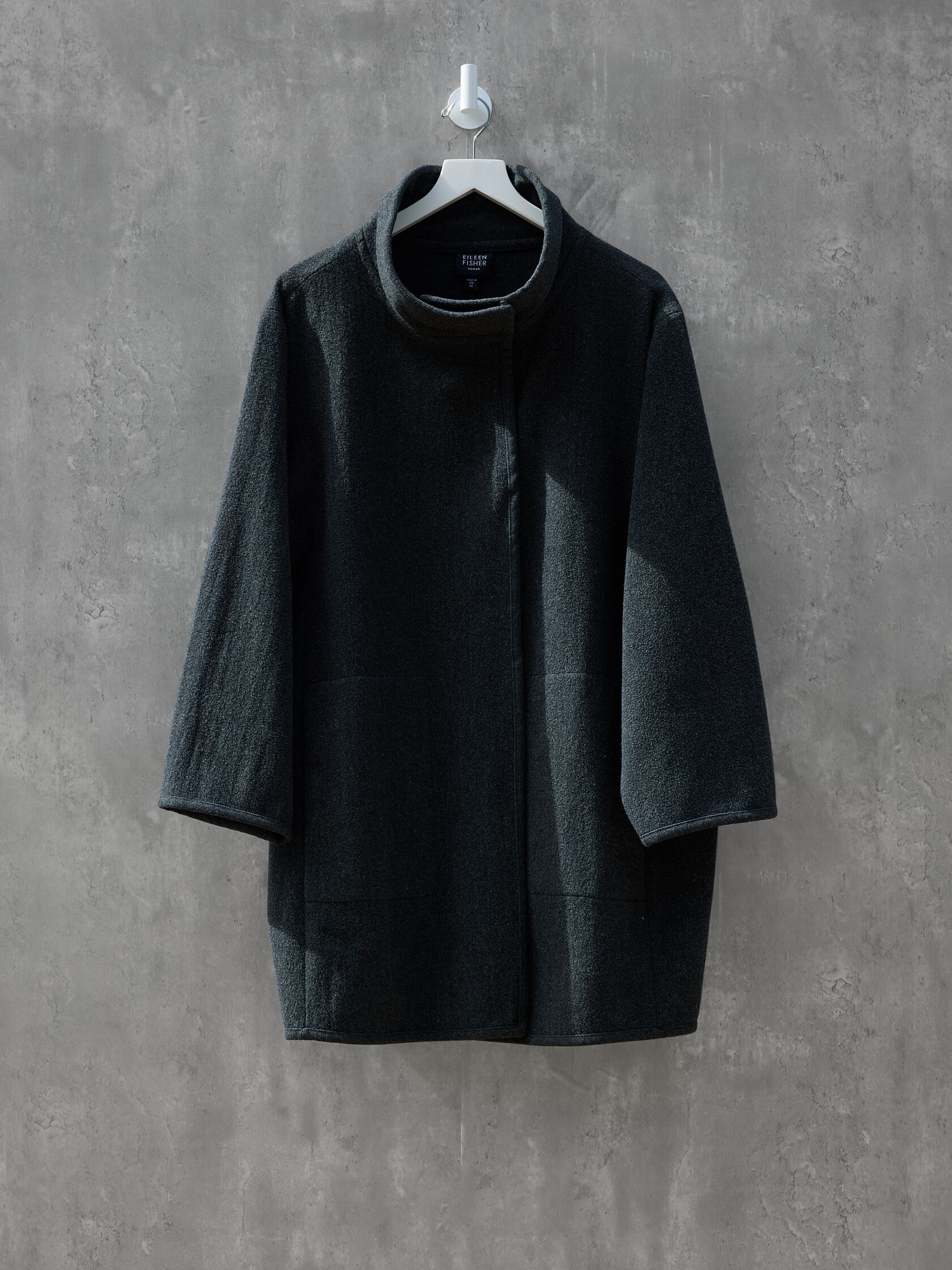 Renew Vintage Wool Stand Collar Coat, 1X
