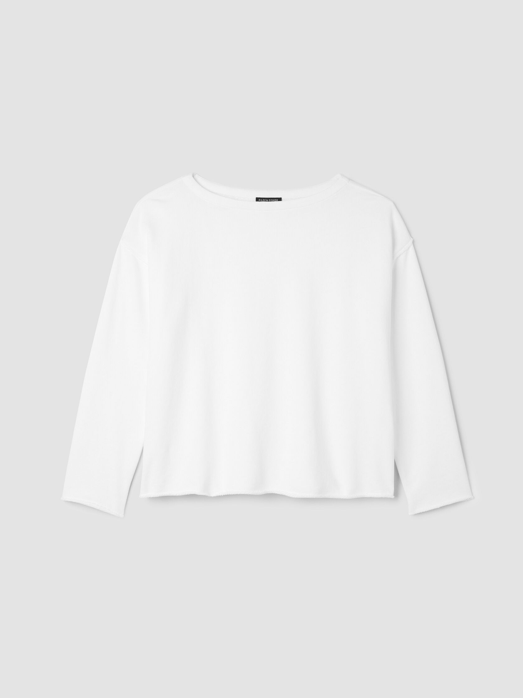 Lightweight Organic Cotton Terry Box-Top