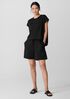 Pima Cotton Stretch Jersey Pleated Box-Top
