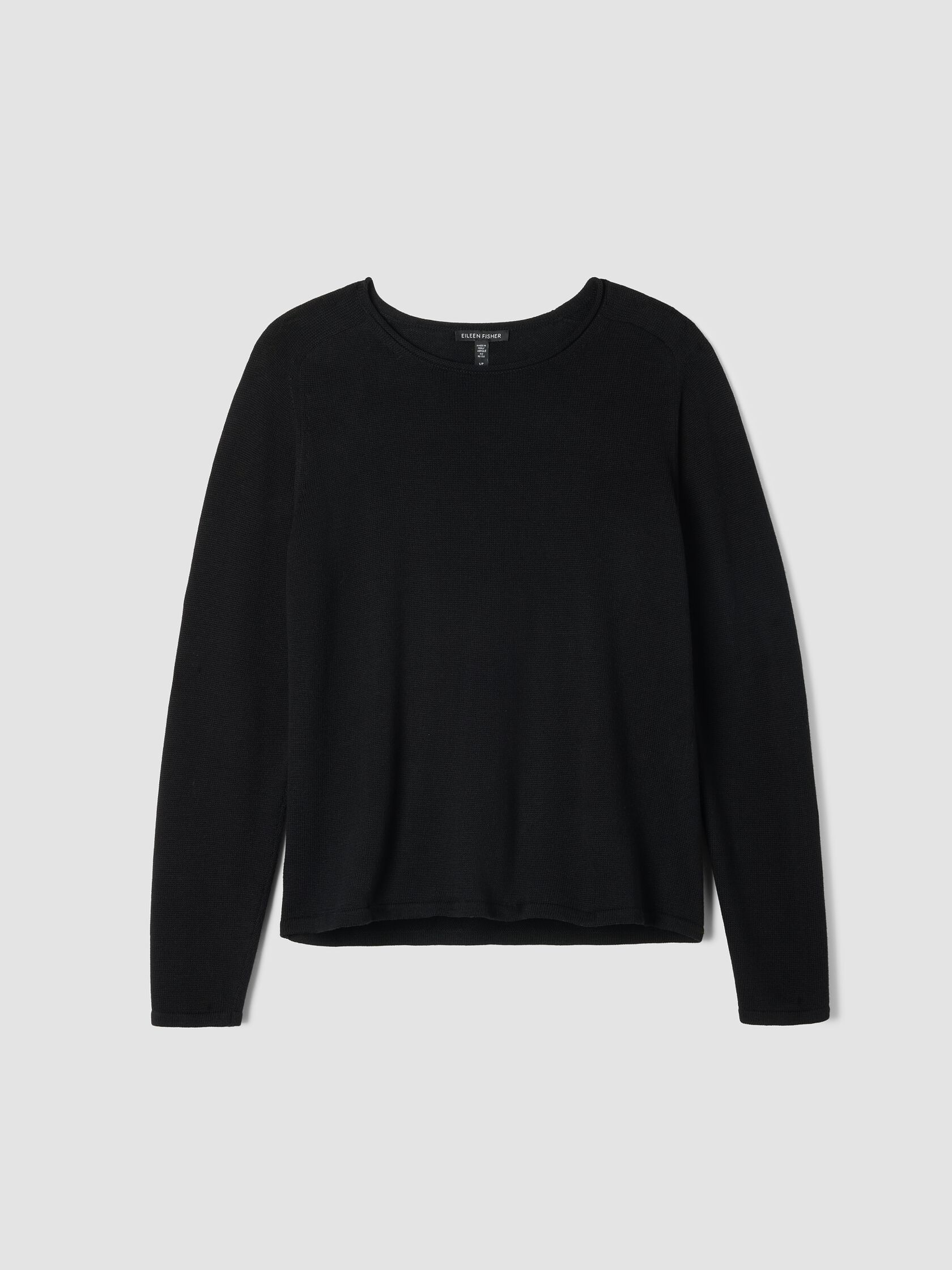 Peruvian Cotton Blend Crew Neck Top