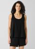 Organic Cotton Interlock U-Neck Sleep Tank