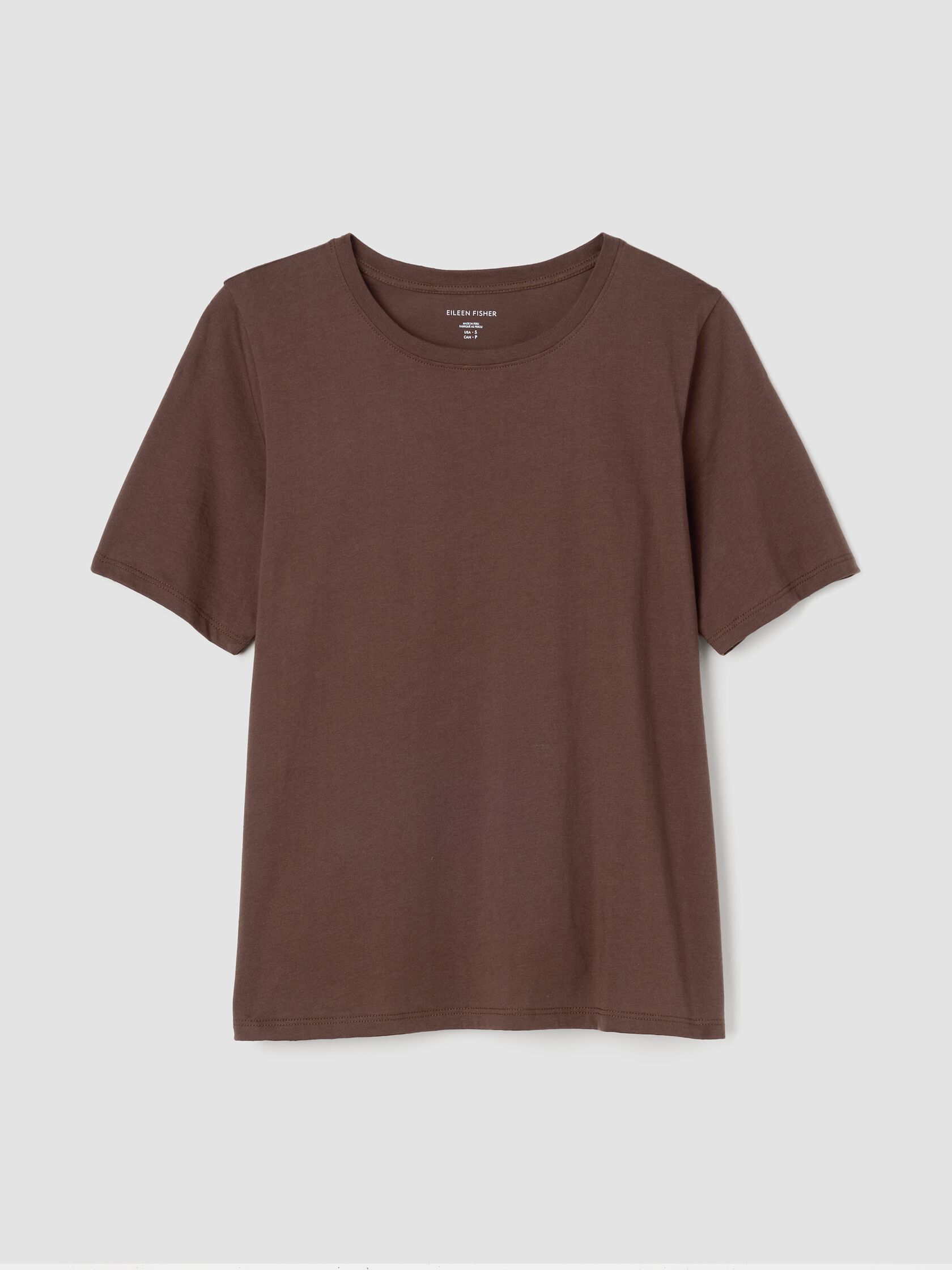 Organic Pima Cotton Jersey Round Neck Tee