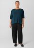 Merino Crew Neck Top in Regenerative Wool