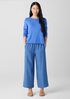 Peruvian Cotton Blend Jewel Neck Top