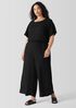 Woven Plissé Jumpsuit