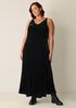 Velvet V-Neck Dress