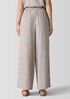 Textured Silk Jacquard Wide-Leg Pant