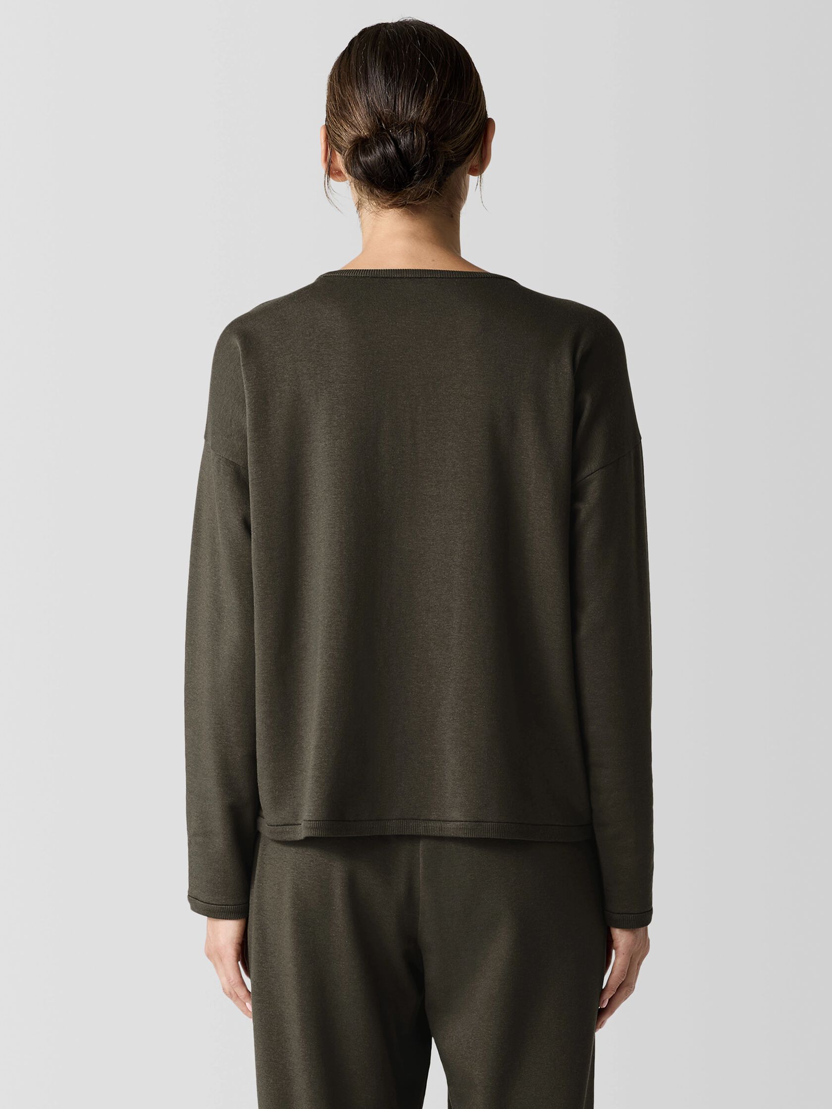 Cozy Brushed Terry Hug Box-Top