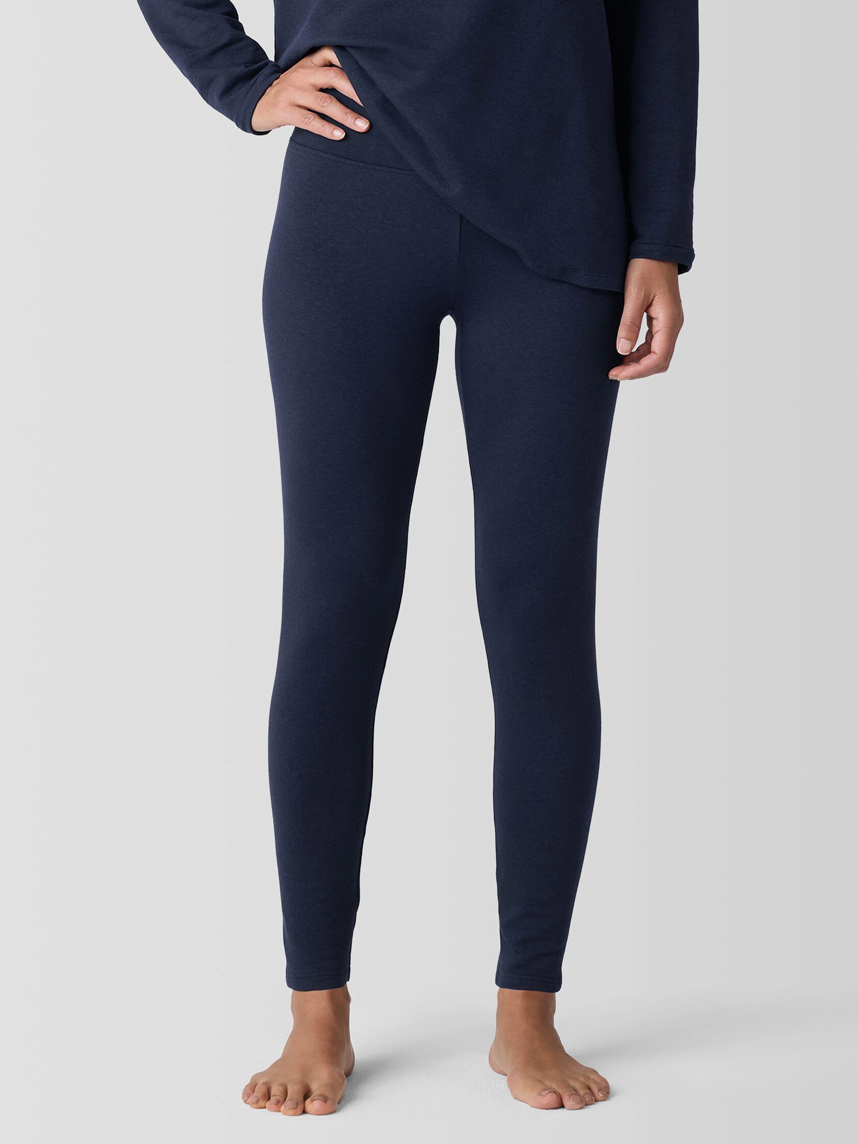 Cozy Brushed Terry Hug High-Waisted Leggings