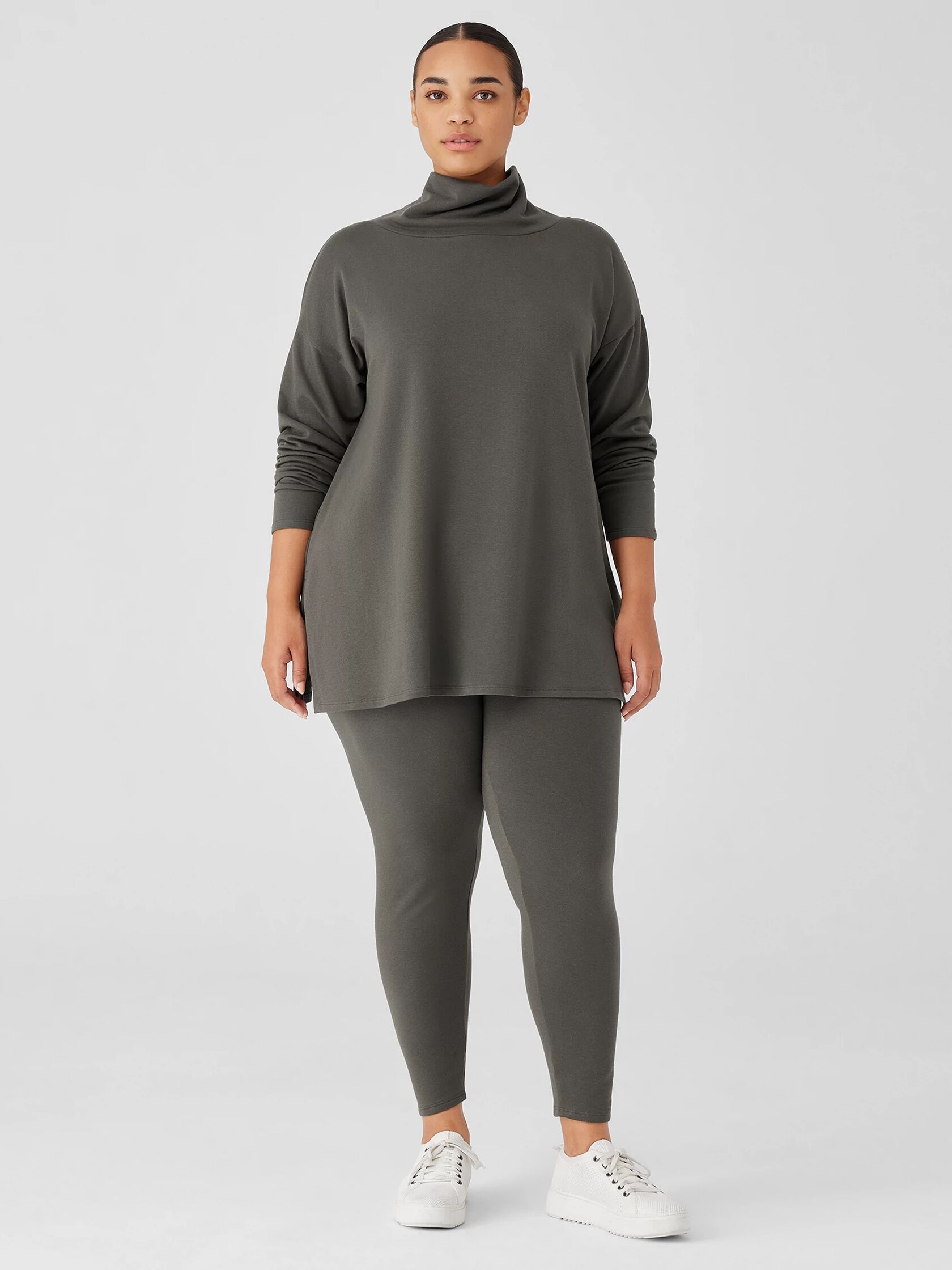 Cozy Brushed Terry Hug High-Waisted Leggings