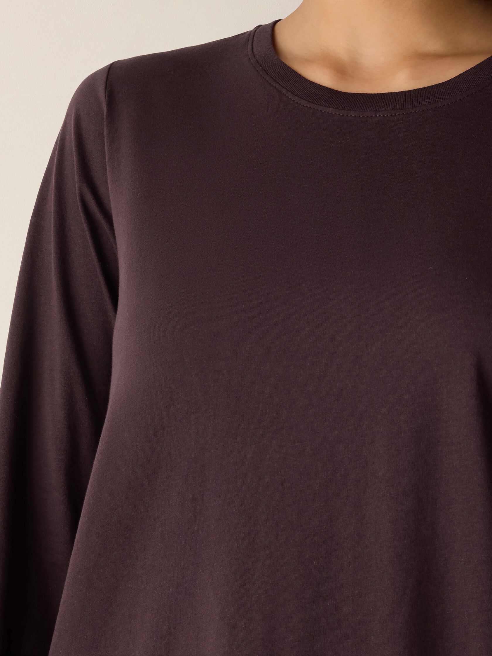 Organic Pima Cotton Jersey Long-Sleeve Tee