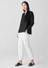 Organic Handkerchief Linen Round Neck Top