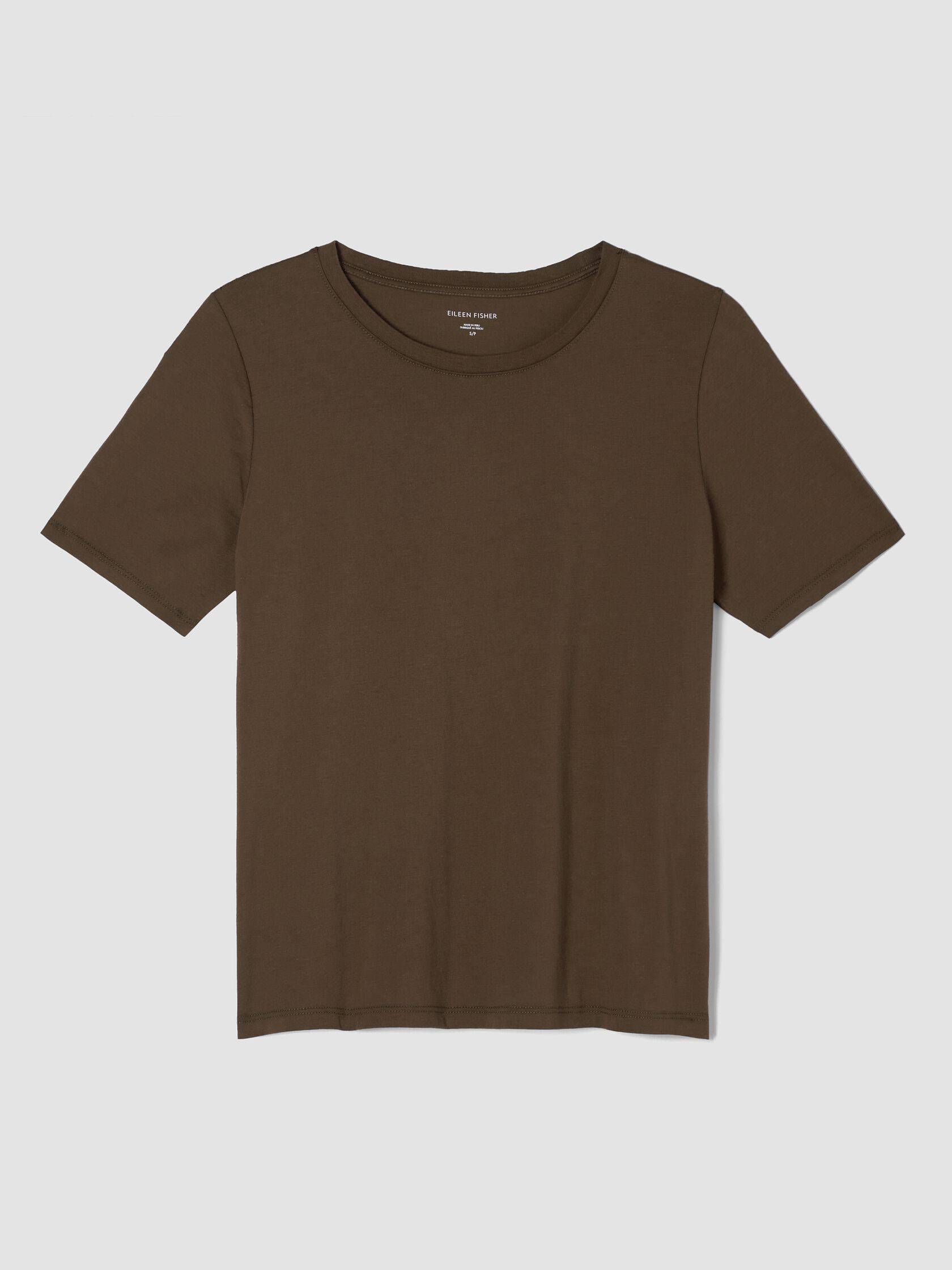 Organic Pima Cotton Jersey Round Neck Tee