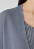 Organic Linen Cotton Airy Tuck Cropped Cardigan