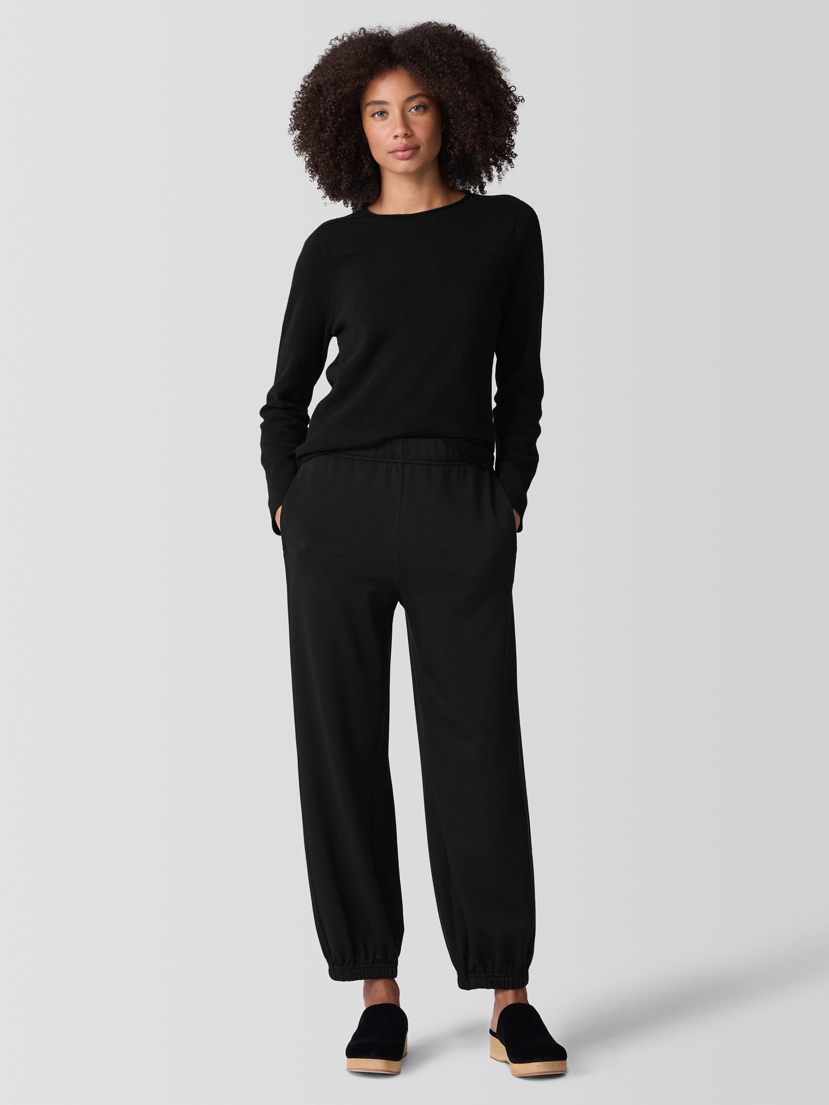 Cozy Brushed Terry Hug Lantern Jogger Pant
