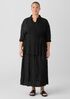 Sheer Silk Georgette Belted Shirt