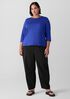 Organic Pima Cotton Jersey 3/4-Sleeve Tee