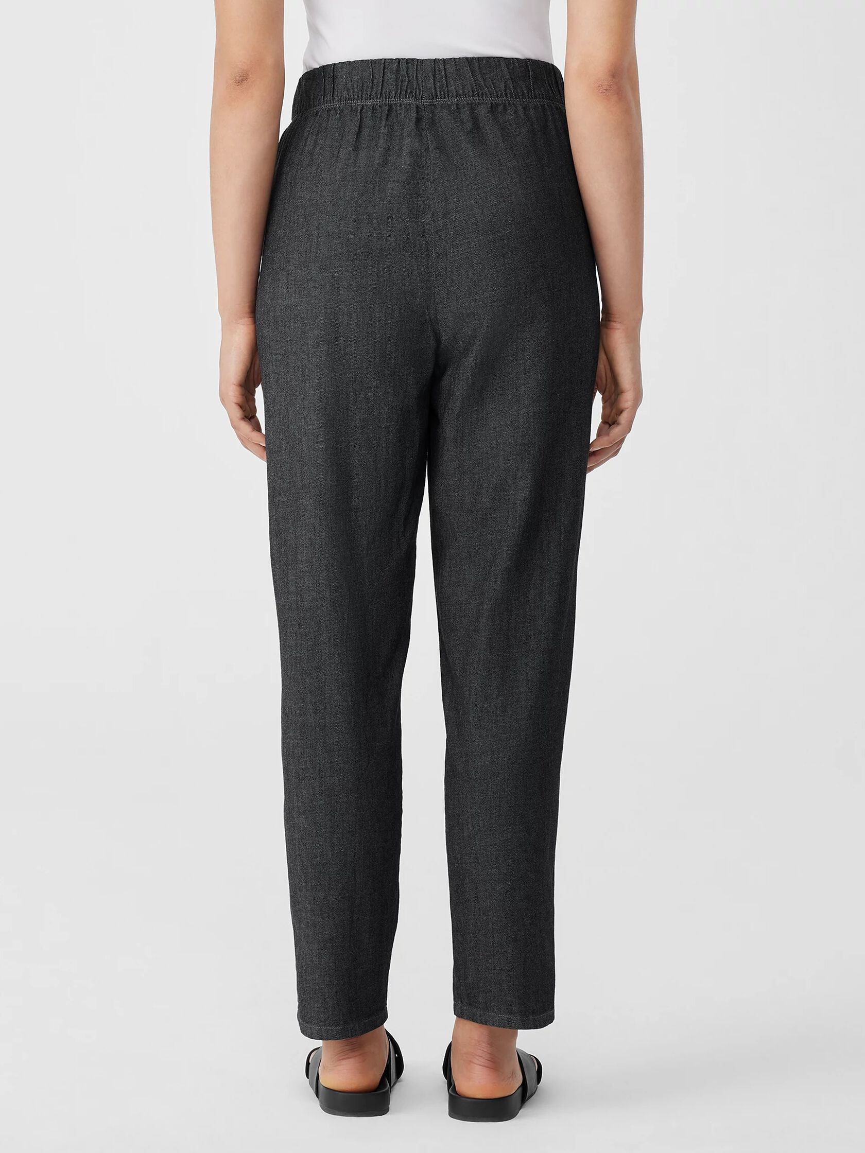 Airy Organic Cotton Twill Tapered Pant