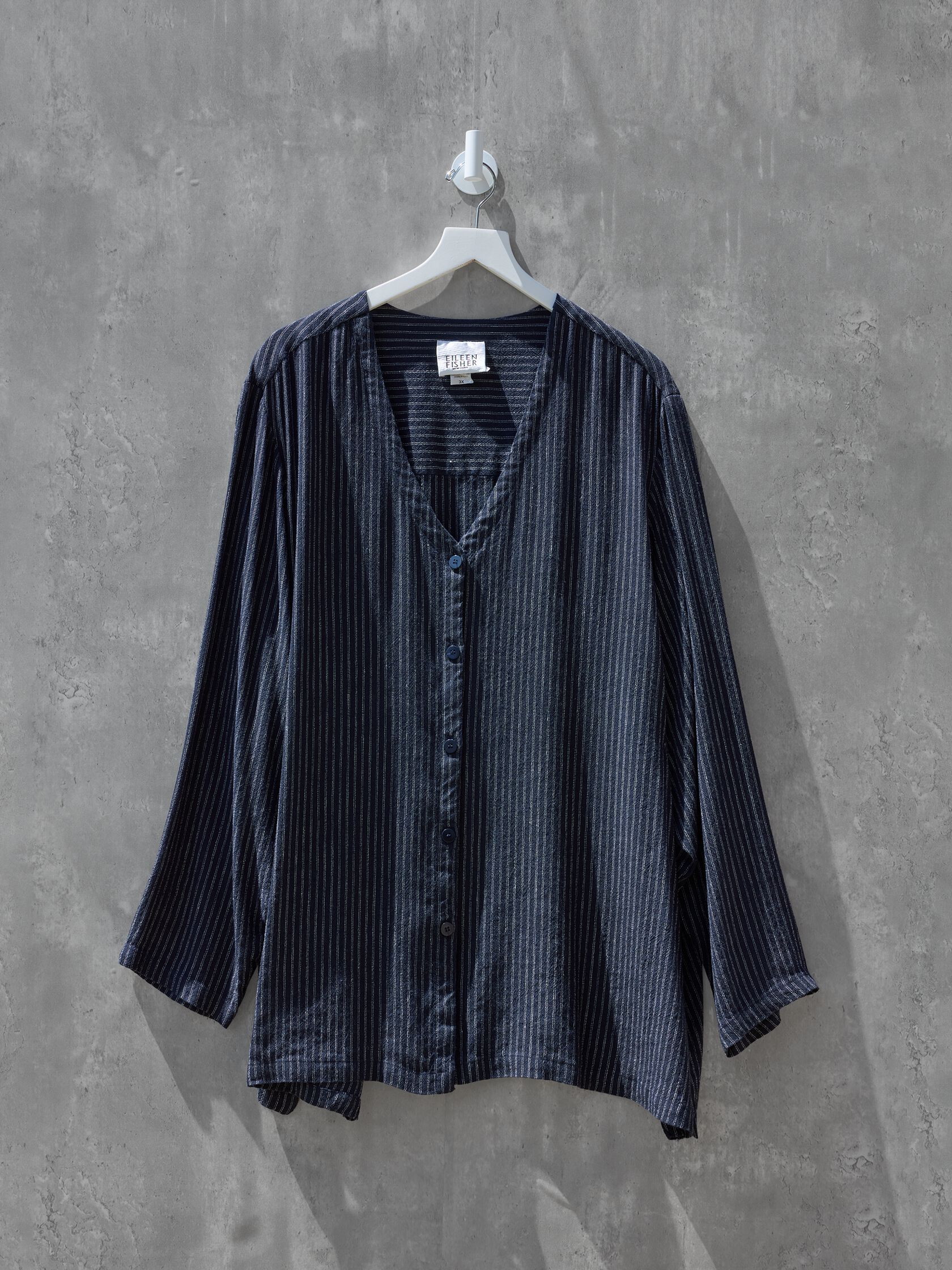 Renew Vintage Linen Blend Shirt, 3X