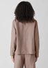 Organic Linen High Collar Jacket