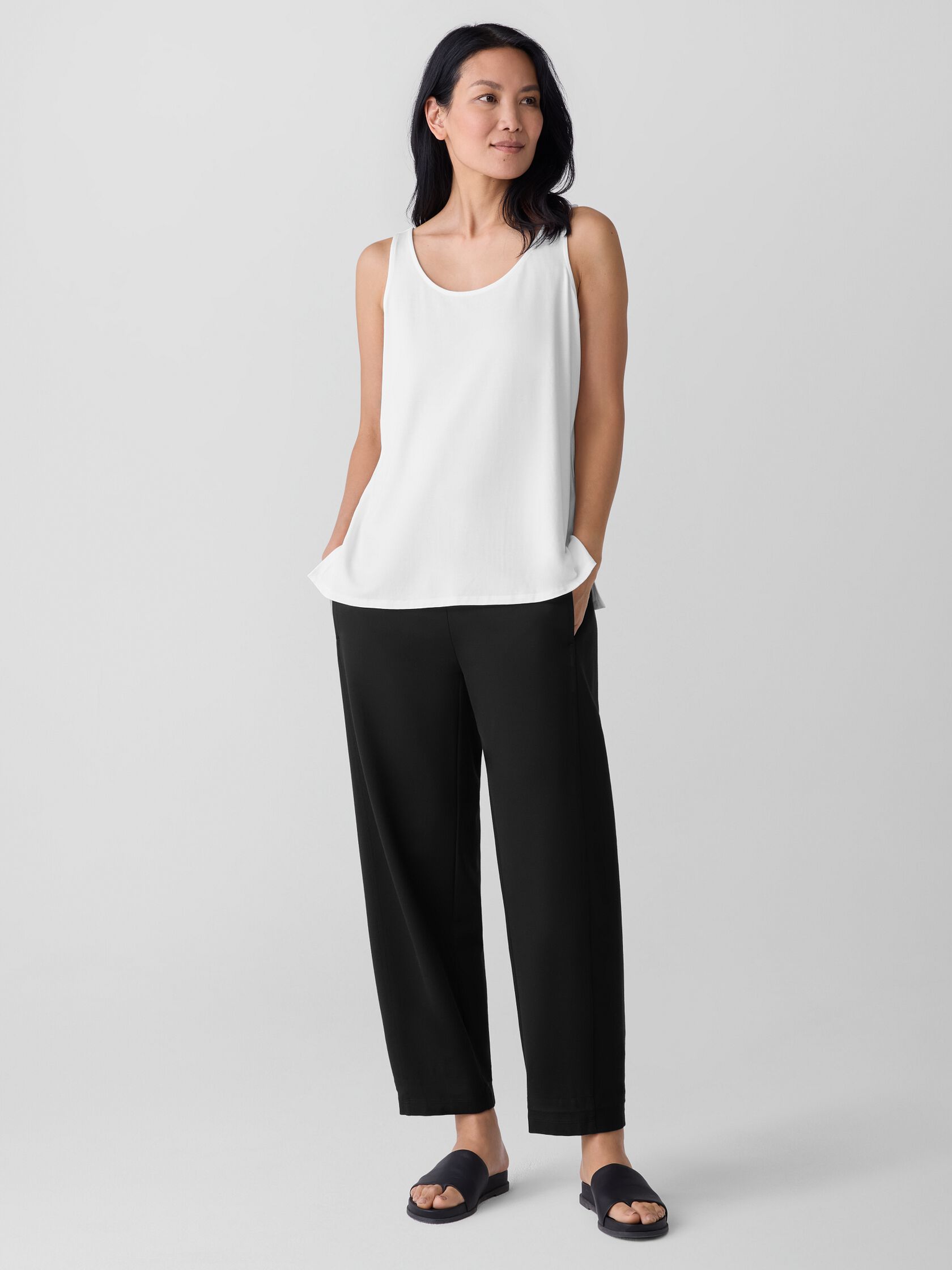 Fine Jersey Scoop Neck Tank